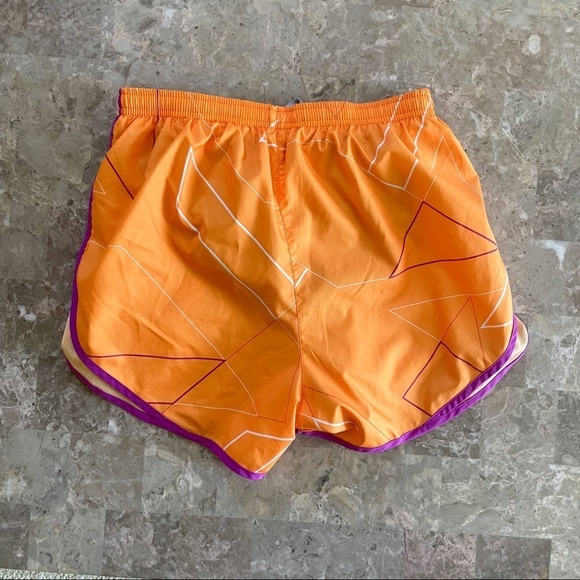 Nike Dri-Fit Tempo Running Shorts. Orange and Purple, Size Small‎ S​ - Picture 2 of 6